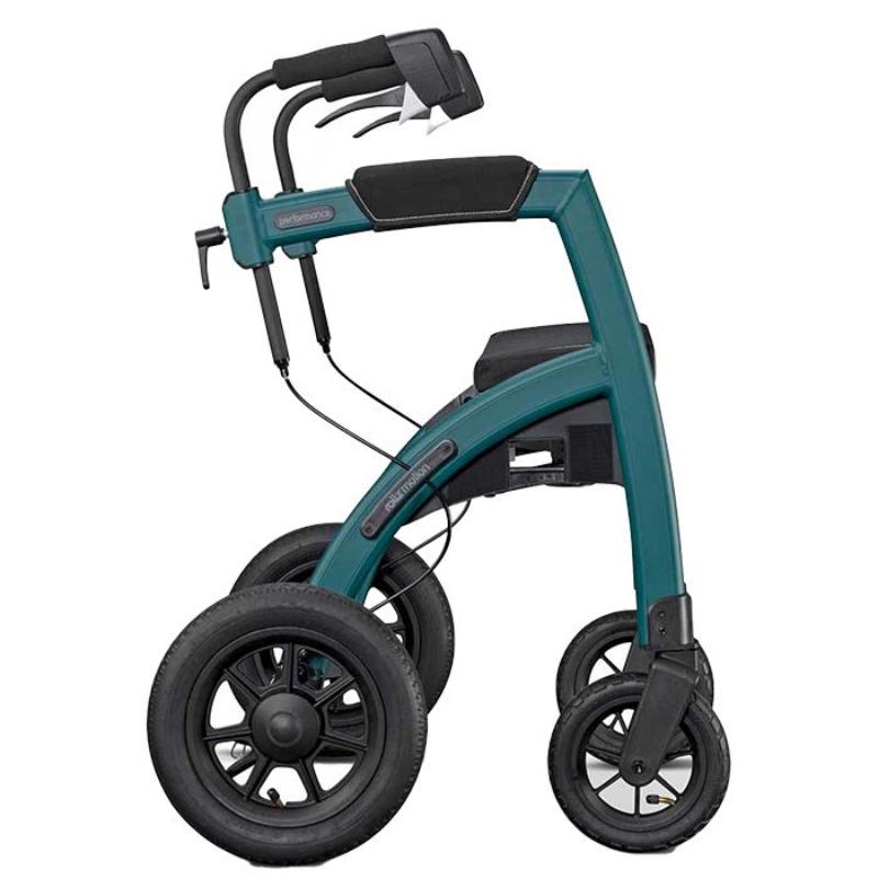 Lichtgewicht rollator en rolstoelpakket - Rollz motion performance jungle green {{ variant_name }} {{ option1 }} {{ option2 }} kopen bij Hulpmiddeldiscounter