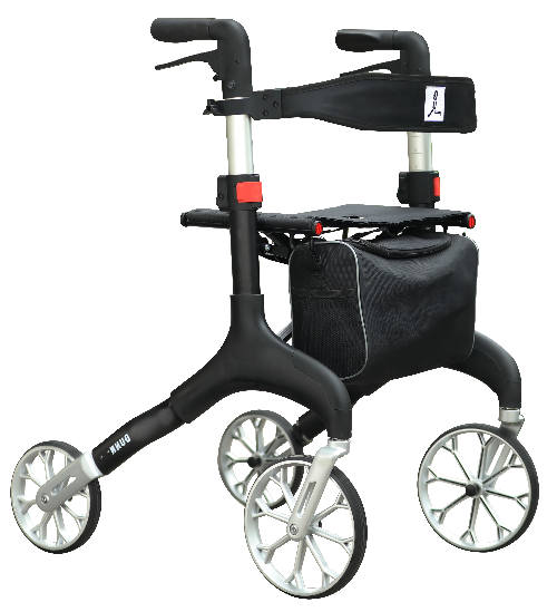 Rollator Manhattan zwart – lichtgewicht & stijlvol {{ variant_name }} {{ option1 }} {{ option2 }} kopen bij Hulpmiddeldiscounter
