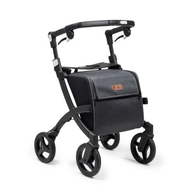 Lichtgewicht rollator Rollz Flex - 2 - mat zwart - classic brake {{ variant_name }} {{ option1 }} {{ option2 }} kopen bij Hulpmiddeldiscounter