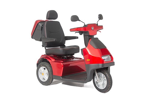 Afikim scootmobiel Breeze S3 model PLUS kleur Rood -inclusief Actieradiuspakket 100KM {{ variant_name }} {{ option1 }} {{ option2 }} kopen bij Hulpmiddeldiscounter