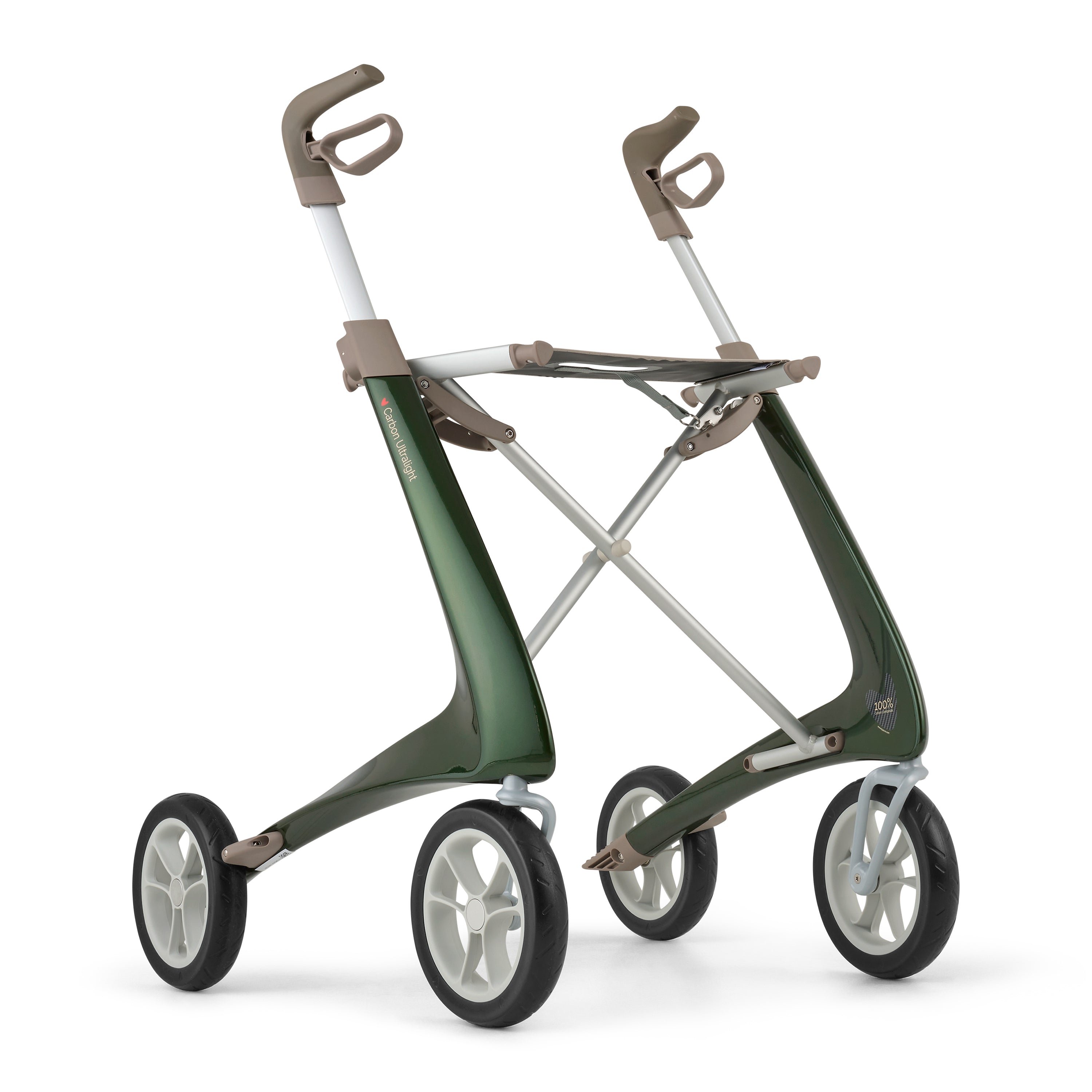byACRE Carbon Ultralight rollator – blauw met organiser tas {{ variant_name }} {{ option1 }} {{ option2 }} kopen bij Hulpmiddeldiscounter