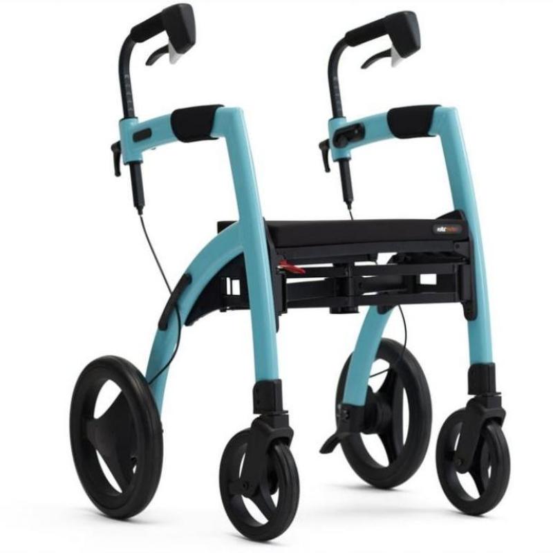 Lichtgewicht Rollator Rollz Motion 2 - 3-in-1 Rollator en Rolstoel - Island Blue {{ variant_name }} {{ option1 }} {{ option2 }} kopen bij Hulpmiddeldiscounter