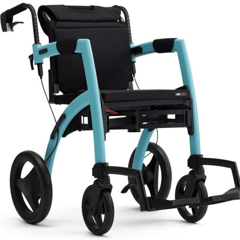 Lichtgewicht Rollator Rollz Motion 2 - 3-in-1 Rollator en Rolstoel - Island Blue {{ variant_name }} {{ option1 }} {{ option2 }} kopen bij Hulpmiddeldiscounter