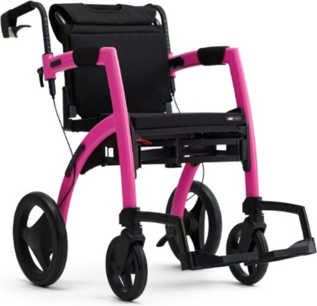 Lichtgewicht Rollator Rollz Motion 2 in-1 Rollator en Rolstoel - Candy Pink {{ variant_name }} {{ option1 }} {{ option2 }} kopen bij Hulpmiddeldiscounter