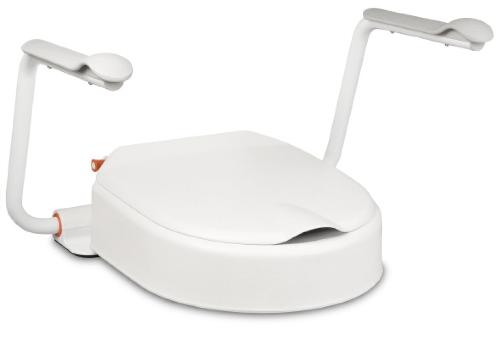 toiletverhoger vast met armleuning - hoogte 10 cm-Hi Loo {{ variant_name }} {{ option1 }} {{ option2 }} kopen bij Hulpmiddeldiscounter