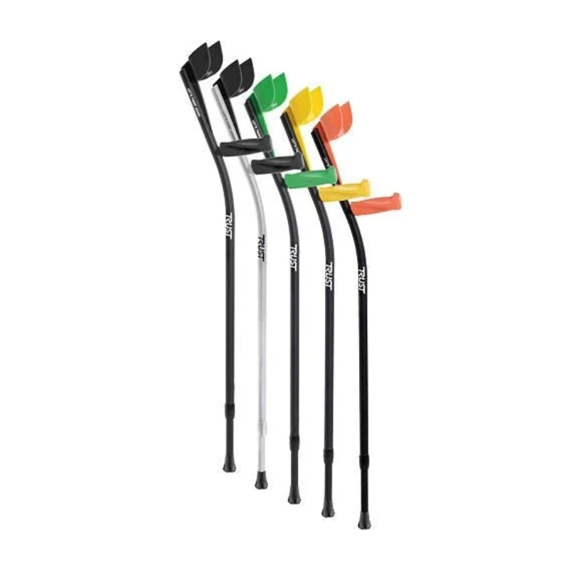Krukken -Let's Twist Crutch Black-Black {{ variant_name }} {{ option1 }} {{ option2 }} kopen bij Hulpmiddeldiscounter